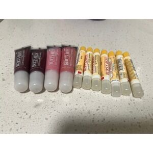 Burt's Bees Lip Balm Lot Tinted  Shimmer NEW